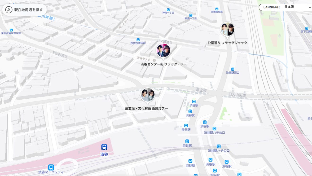 渋谷ジャックマップ