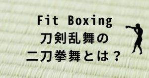 Fit Boxing刀剣乱舞の二刀拳舞とは