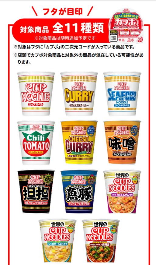 カプポ対象商品
