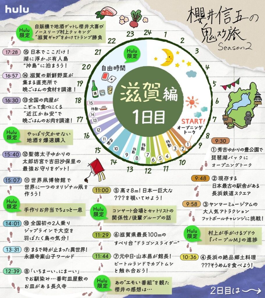 櫻井信五の鬼スケ旅・滋賀前編1日目